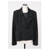 Expressions Black Blazer Jacket Size 8