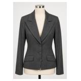 Arden B. Gray Pinstripe Blazer, Size 4