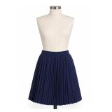 Esprit Essentials Navy Pleated Skirt