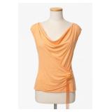 Holesten 100% Cotton Draped Top Size L