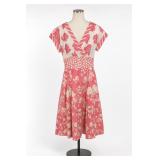 Pink Floral Dress, Tag Size 14