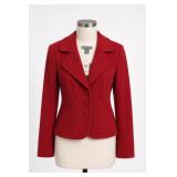 Ann Taylor Red Jacket Size 2 NWT