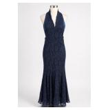 Rampage Navy Lace Dress 100% Nylon Size 3