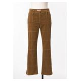 XXII Brown Corduroy Patchwork Pants Style 7298