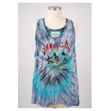 Style Icon Jamaica Me Crazy Tie & Dye Tank XL