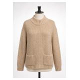 Adornet Originals Acrylic Metallic Knit Sweater