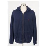 Polo By Ralph Lauren 100% Cotton Zip Hoodie L
