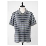 Nautica 100% Cotton Striped Polo Shirt