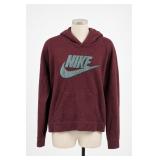 Nike Burgundy Pullover Hoodie Size L