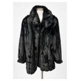 Basso Faux Fur Polyester Coat XS