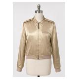 Voice Silk Bomber Jacket Size S