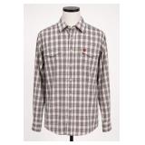 Cinch Plaid Long Sleeve Shirt Size S