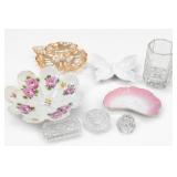 Clear Glass Bowls And Tumblers Set