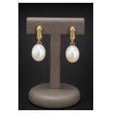 Gold Fill Earrings Pair