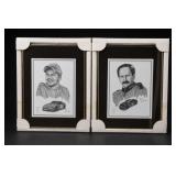 Dale Adkins Dale Earnhardt Sr & Jr Framed Prints