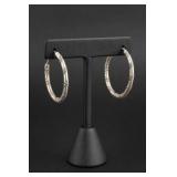John Hardy Bamboo Sterling Silver Hoop Earrings