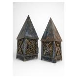 Pair of Gothic Architectural Wall Sconces