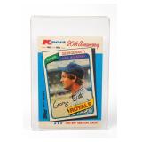 1982 Topps Kmart George Brett Signed Card