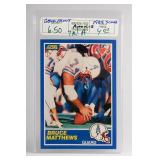 1989 Score Bruce Matthews Houston Oilers Card