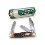 Ka-Bar 1100 USA Folding Knife With Original Box