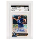2018 Bowman Chrome Trevor Oaks GEM MT 10 Card