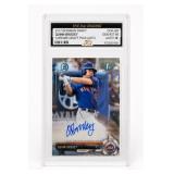 2017 Bowman Chrome Quinn Brodey GEM MT 10 Card