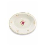 Lenox Rhodora P-471 Gold Trim Oval Serving Platter