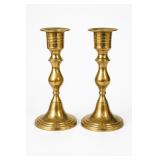 Pair Of Brass Candlesticks