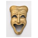 Brass Comedy Theater Mask