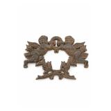 Cast Iron Cherub Angel Wall Plaque