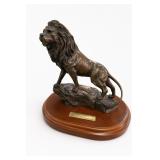 Lion Of Judah Sculpture With Plaque