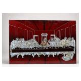 Mother Of Pearl Last Supper Wall Plaque In
