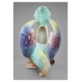 Glazed Ceramic Bird Sculpture Planter