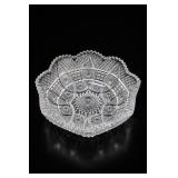 Fine Cut Crystal Bowl, Approx. 10 In.