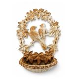 Cast Iron Lovebirds Seed Feeder Bird Bath