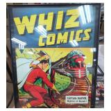 Whiz Comics Captain Marvel Framed Poster