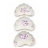 Presco Dresden Floral Dishes, Set Of 3
