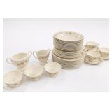 Homer Laughlin Bone China Floral China Set