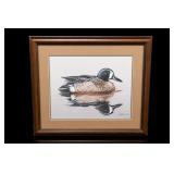 Phillip Crowe Blue Winged Teal Signed Print