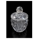 American Brilliant Cut Glass Lidded Jar