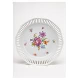 Schumann Bavaria Floral Reticulated Plate