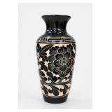 Talavera Floral Pattern Vase