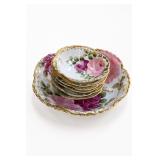 Nippon Hand-Painted Porcelain Bowl Set, 7 Pc