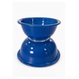Pyrex Cobalt Blue Bowls Pair