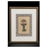 Framed Ornamental Urn Print