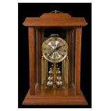 Wooden Glass-Front Pendulum Clock