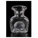Blenko Clear Textured Glass Pitcher