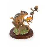 Lenox Autumn Adventure Eastern Chipmunk Figurine