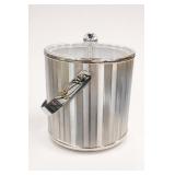 Ice Bucket With Lid, Handle & Tongs