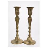 Pair of Brass Candlestick Holders